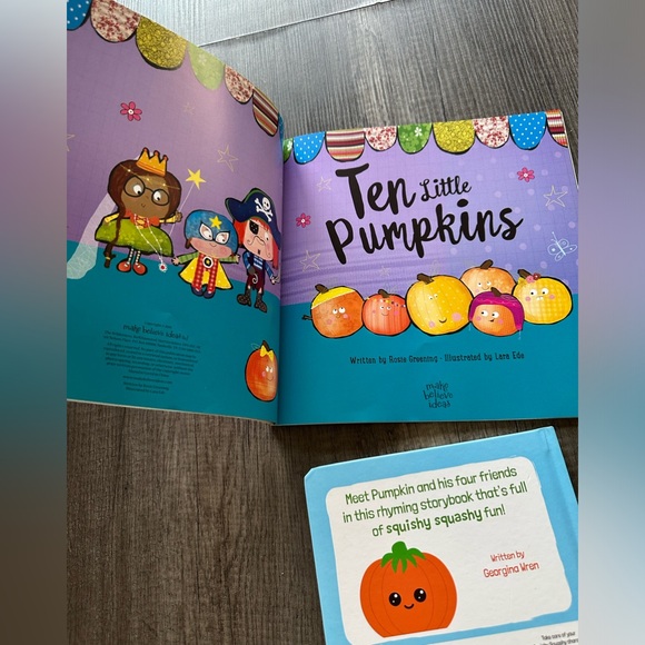 Ten little pumpkins π and Squishy squashy pumpkin π book books - Picture 3 of 4